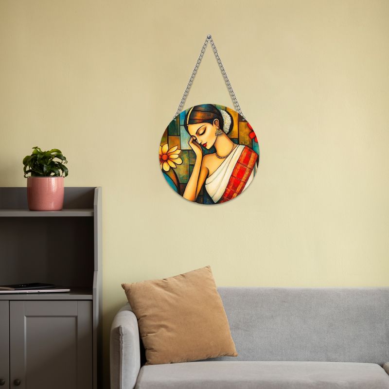 Beautiful Women Painting Wall Hanging for Living Room, Bedroom, Home Decor and Wall Decoration Modern Art Decor